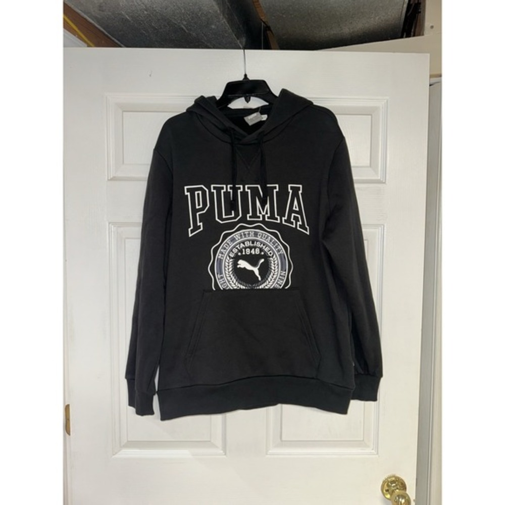 Black Puma Hoodie Unisex Large / XXL $60 NWT